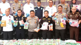 Foto: Kapolda Metro Jaya, Irjen. Pol. Karyoto Saat Pemusnahan Narkotika
