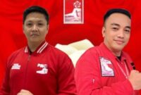 Ketua DPD PSI Pematang Siantar, Marolop Manurung, MBA Bersama Wakil Ketua, Susanto Tan Wijaya.