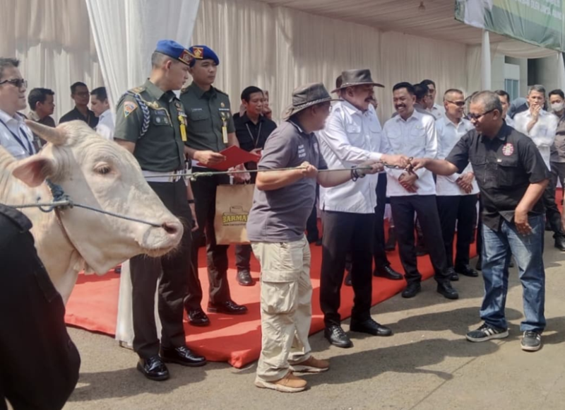 Foto: Jaksa Agung ST. Burhanuddin Serahkan Hewan Kurban ke Ketua Forwaka