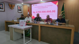 Kejari Jakarta Utara Kembalikan Uang Kerugian Kasus Korupsi di Perum Bulog, Rabu (18/6/2025)