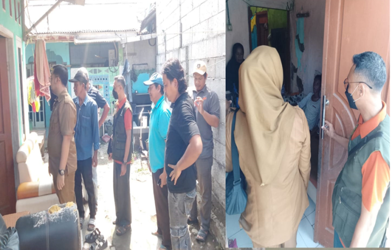 Foto: Lurah Kebalen Andika Journalisandi Saat Menyambangi Kediaman Neneng Hasanah