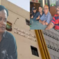 Foto: Korban Kasdi Bersama Ketua Korwil FBR Kota Bekasi, Noval Said, Pendamping Hukum , Agus Budiono dan Anggota FBR di Kantin Wilayah Polres Metro Bekasi Kota  