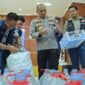 Saat Pengungkapan Pemalsuan Air Meneral Merek Le Minerale Polres Metro Bekasi