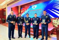 Foto: Mayor Lek Achmad Bayu Setiawan, Mayor Pas Fajrun Shodiq, Mayor Adm Vikky Geofaldi dan Mayor Pnb Lucky Chandra.