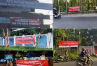 Foto: Spanduk Aksi Informasi JNF di Solo Jawa Tengah