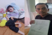 Foto: Maulana Yusuf Bersama Anak Nomor 2, Alya Ajizah 
