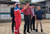 Kunjungan Walikota Bekasi, Tri Adhianto ke Sumur Jatinegara 1 milik KSO Pertamina, Migas dan Foster Oil & Energy di Kecamatan Jatisampurna, Selasa (15/7/2025).