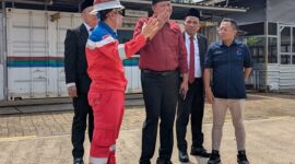 Kunjungan Walikota Bekasi, Tri Adhianto ke Sumur Jatinegara 1 milik KSO Pertamina, Migas dan Foster Oil & Energy di Kecamatan Jatisampurna, Selasa (15/7/2025).