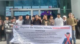 Aksi HAMAS INDONESIA di Kantor Dinas Bina Marga DK-Jakarta