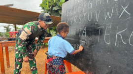 Anak-anak di Wilayah Perbatasan RI-Papua Nugini