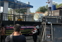 Foto: Aksi IMI Depan Kantor PT. TransJakarta