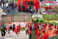 Foto: Warga RT001 RW024 Perumahan Villa Gading Harapan (VGH) Kebalen di Perayaan Kemerdekaan RI Ke-80