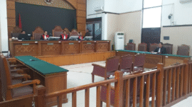 Foto: Suasana Ruang PK Silfester Matutina