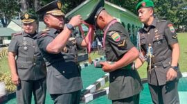 Foto: Pangdam I Bukit Barisan, Mayjen TNI Rio Firdianto Pimpin Upacara