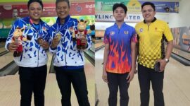 Teks Photo : Atlet - Atlet  Bowling Kabupaten Sukabumi 