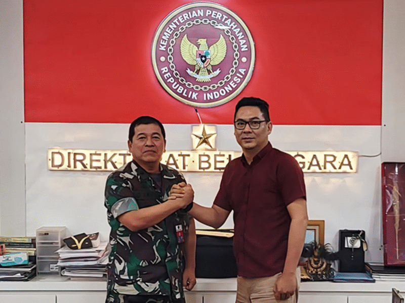 Photo: Brigjen TNI G. Eko Sunarto, S.Pd, M.Si Bersama Ketua Umum Baramuda 08, Rhesa Yogaswara