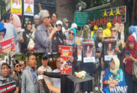 Photo: Aksi Desak Kejagung Tangkap Terpidana Silfester Matutina
