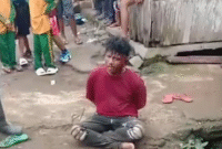 Teks Photo: Salah satu Terduga Pelaku Pembegalan