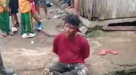 Teks Photo: Salah satu Terduga Pelaku Pembegalan