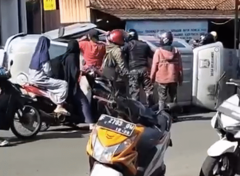 Teks Photo : Hasil Tangkapan Video Warga