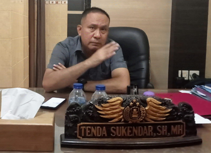 Photo: Satres Narkoba Polres Sukabumi Kota, AKP Tenda Sukendar. 