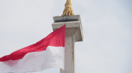Photo: Bendera Merah Putih Berkibar di Monas