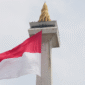 Photo: Bendera Merah Putih Berkibar di Monas