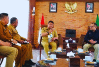 Photo: Pertemuan Gubernur Sumatera Utara, M. Bobby Afif Nasution Dengan Jajaran PT. Telkom  