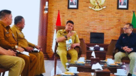 Photo: Pertemuan Gubernur Sumatera Utara, M. Bobby Afif Nasution Dengan Jajaran PT. Telkom  