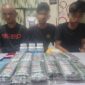 Teks Photo: Barang Bukti Tramadol Dan Heximer Beserta Terduga  Pengedar