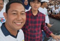 Photo: Ketua Penyelenggara, Sarjan, SH Bersama Wapres RI, Gibran Raka Buming Raka
