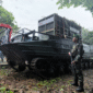 TNI Bantu Penyelamatan Badak di Taman Nasional 