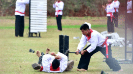 Demonstrasi Joint Drone Exercise