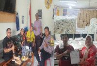 Photo: Lurah Kebalen, Andika Journalisandi, S.STP, MAP Bersama Ketua RW 08, Abdul Karim, Banbinsa, Ismail dan Bhabinkamtibmas, Mislan 