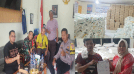 Photo: Lurah Kebalen, Andika Journalisandi, S.STP, MAP Bersama Ketua RW 08, Abdul Karim, Banbinsa, Ismail dan Bhabinkamtibmas, Mislan 