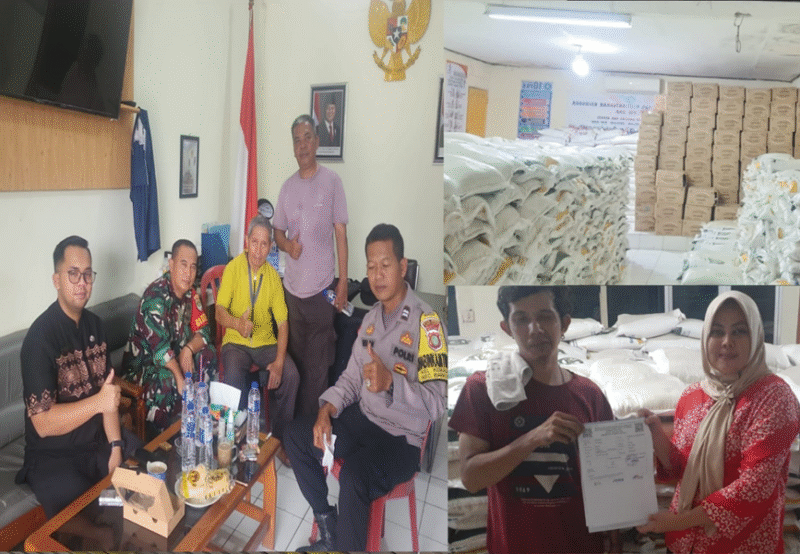 Photo: Lurah Kebalen, Andika Journalisandi, S.STP, MAP Bersama Ketua RW 08, Abdul Karim, Banbinsa, Ismail dan Bhabinkamtibmas, Mislan 