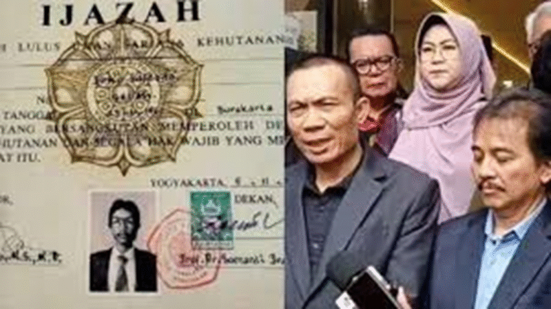 Photo: Ijazah Jokowi & Roy Suryo Cs