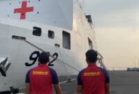 KN. Tanjung Datu-301 Turut Ambil Bagian Misi Kemanusiaan