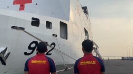 KN. Tanjung Datu-301 Turut Ambil Bagian Misi Kemanusiaan