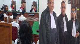 Photo: Kuasa Hukum 6 Terdakwa, Unggu Sitorus, SH, MH, Agus Budiono, SH dan Amir Mahmud, SH