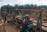 Jembatan Bailey di Sumbar