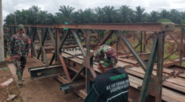 Jembatan Bailey di Sumbar