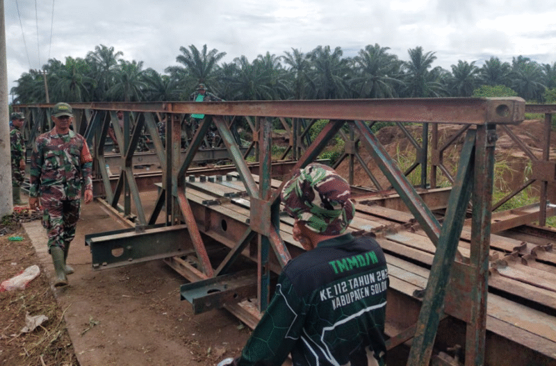 Jembatan Bailey di Sumbar