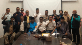 Teks Photo: Para Mantan Ketua, Mantan Pengurus Serta Pimpinan OKP Lintas Periode