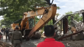 Photo: Lokasi Pembongkaran Bangunan Liar (Bangli) di Kabupaten Bekasi