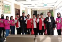 Photo: Para Terdakwa Bersama Tim Hukum LBH Tombak Keadilan Rakyat