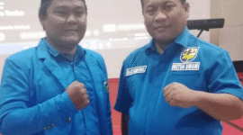 Teks Photo: Ketua DPP KNPI D.r Ali Hanafiah Bersama Dede Irpan Apriandi Wakil Ketua Bidang OKK DPD KNPI Jabar