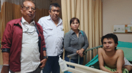 Photo: Ketua Umum YLBH PADI, Mastaria Manurung, (kanan), Unggul Sitorus (Tengah) dan Agus Budiono (kiri)