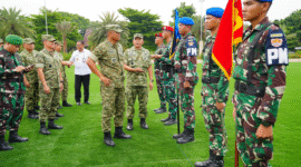 TNI Gelar Pasukan Satgas Patriot III