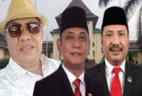 Photo: Tokoh Masyarakat, H. Obing Fachrudin, Bupati Bekasi, Dr. Asep Surya Atmaja dan H. Jejen Sayuti